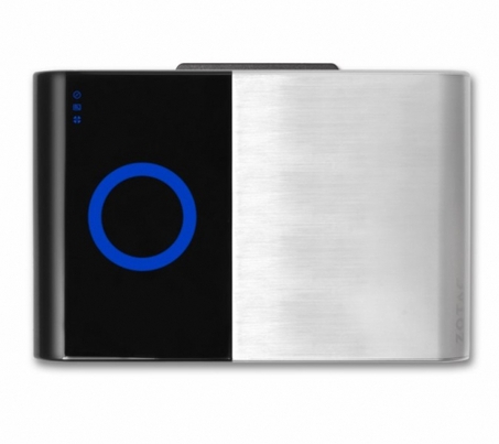 Компьютер ZOTAC ZBOXHD-ID33BR-E Atom D525/2xSODIMM Silver