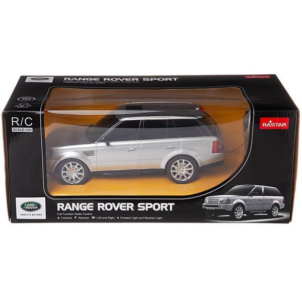 Машинка на радиоуправлении Rastar Range Rover Sport 30300 серебряный