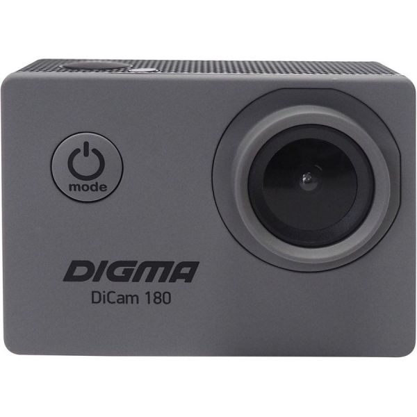 Экшн-камера Digma DiCam 180 серый